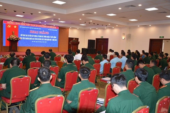 Opening the training course on construction consultancy, application of quality management system according to national standard ISO ISO 9001: 2015.